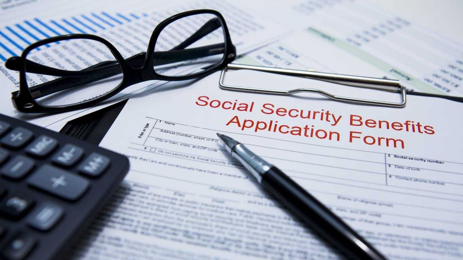 Social Security Benefits Application Form